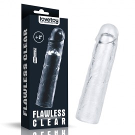 Clear Penis Sleeve Add 2''